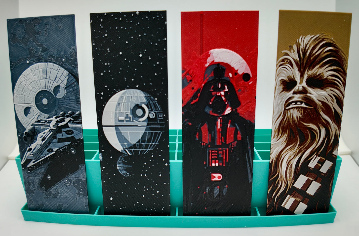 Galactic Hero Bookmarks – 3D Printed Sci-Fi-Inspired Bookmark Collection | Choose Your Favorite or Buy the Set