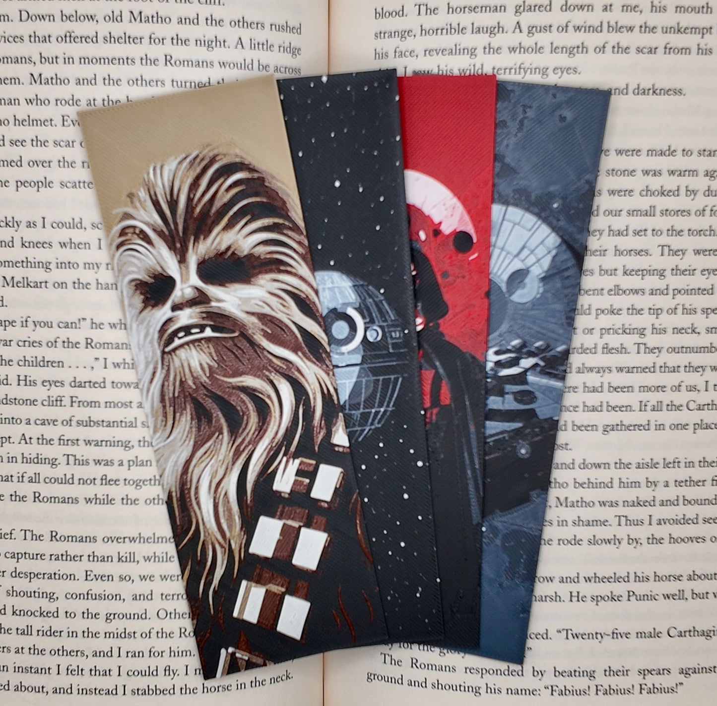 Galactic Hero Bookmarks – 3D Printed Sci-Fi-Inspired Bookmark Collection | Choose Your Favorite or Buy the Set