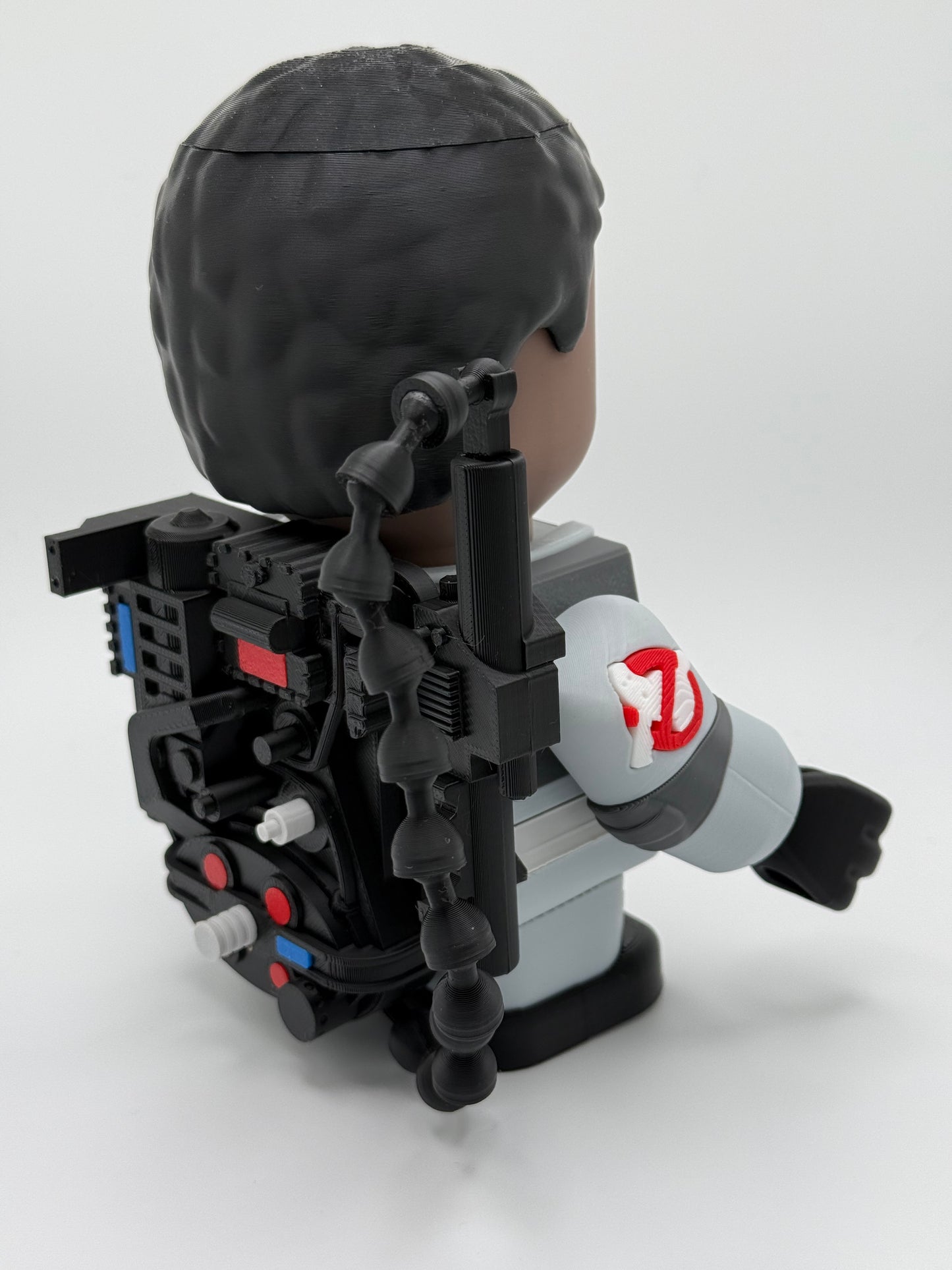 Ghostbuster-Inspired Chunkers 3D Printed Figures | 6.5-Inch Collectible Figurines with Proton Pack & Ghost Trap