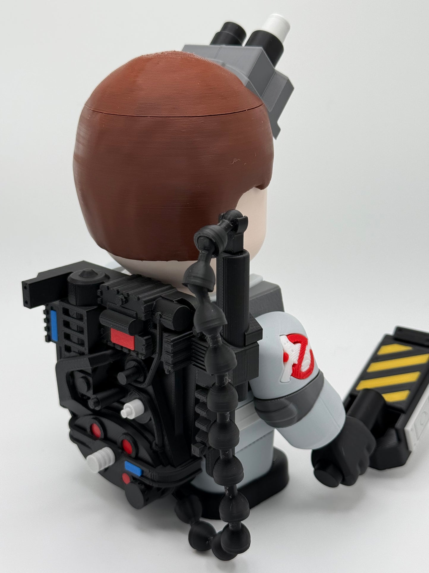 Ghostbuster-Inspired Chunkers 3D Printed Figures | 6.5-Inch Collectible Figurines with Proton Pack & Ghost Trap