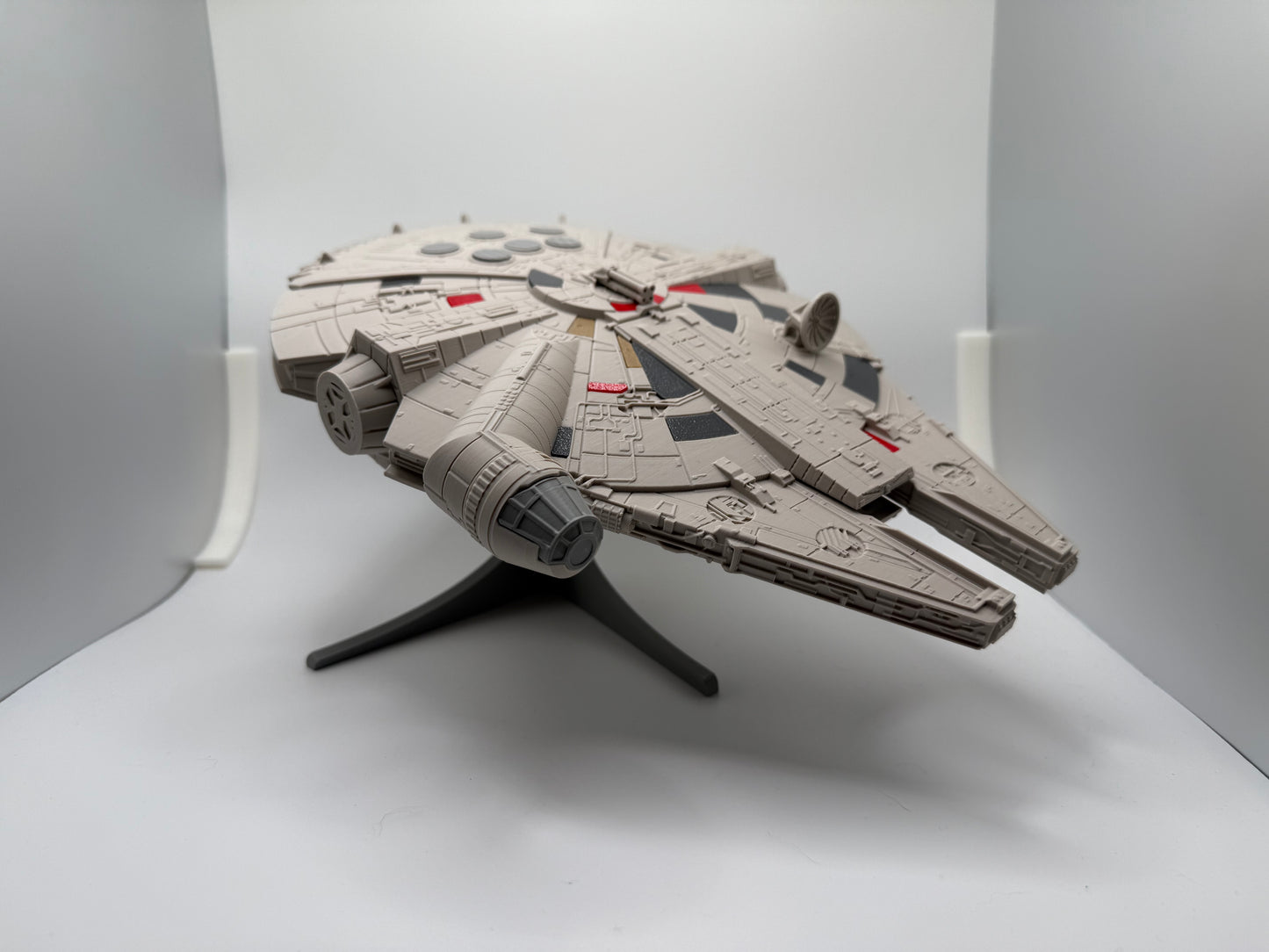 Millennium Falcon Desktop Model Kit | 12-Inch Starship Model Assembled or DIY Kit