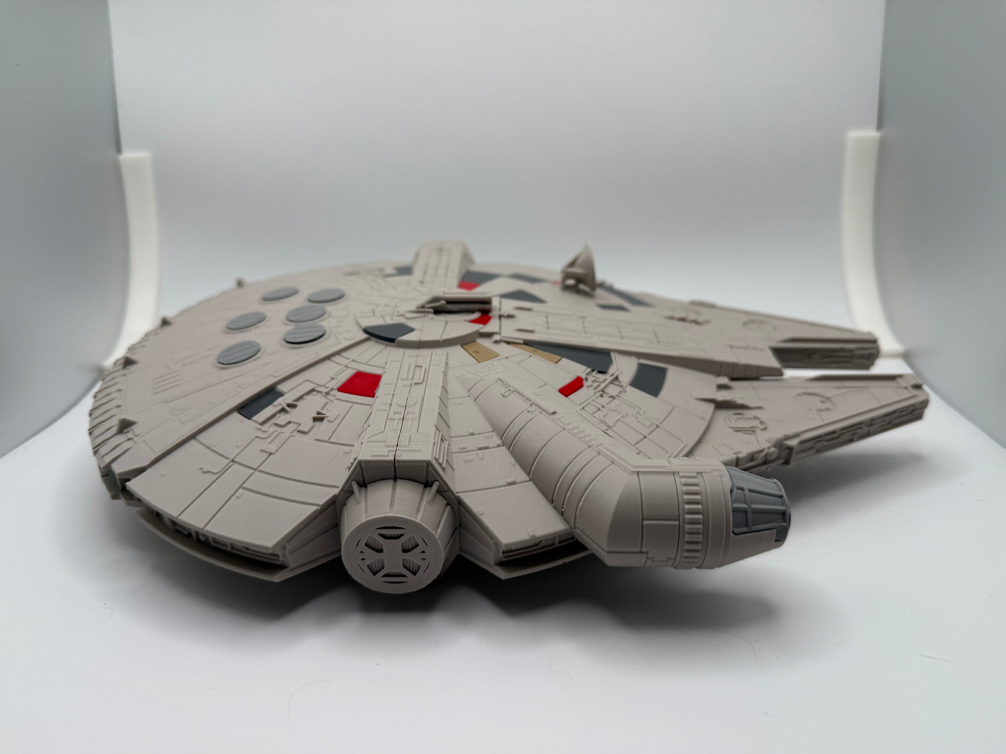 Millennium Falcon Desktop Model Kit | 12-Inch Starship Model Assembled or DIY Kit