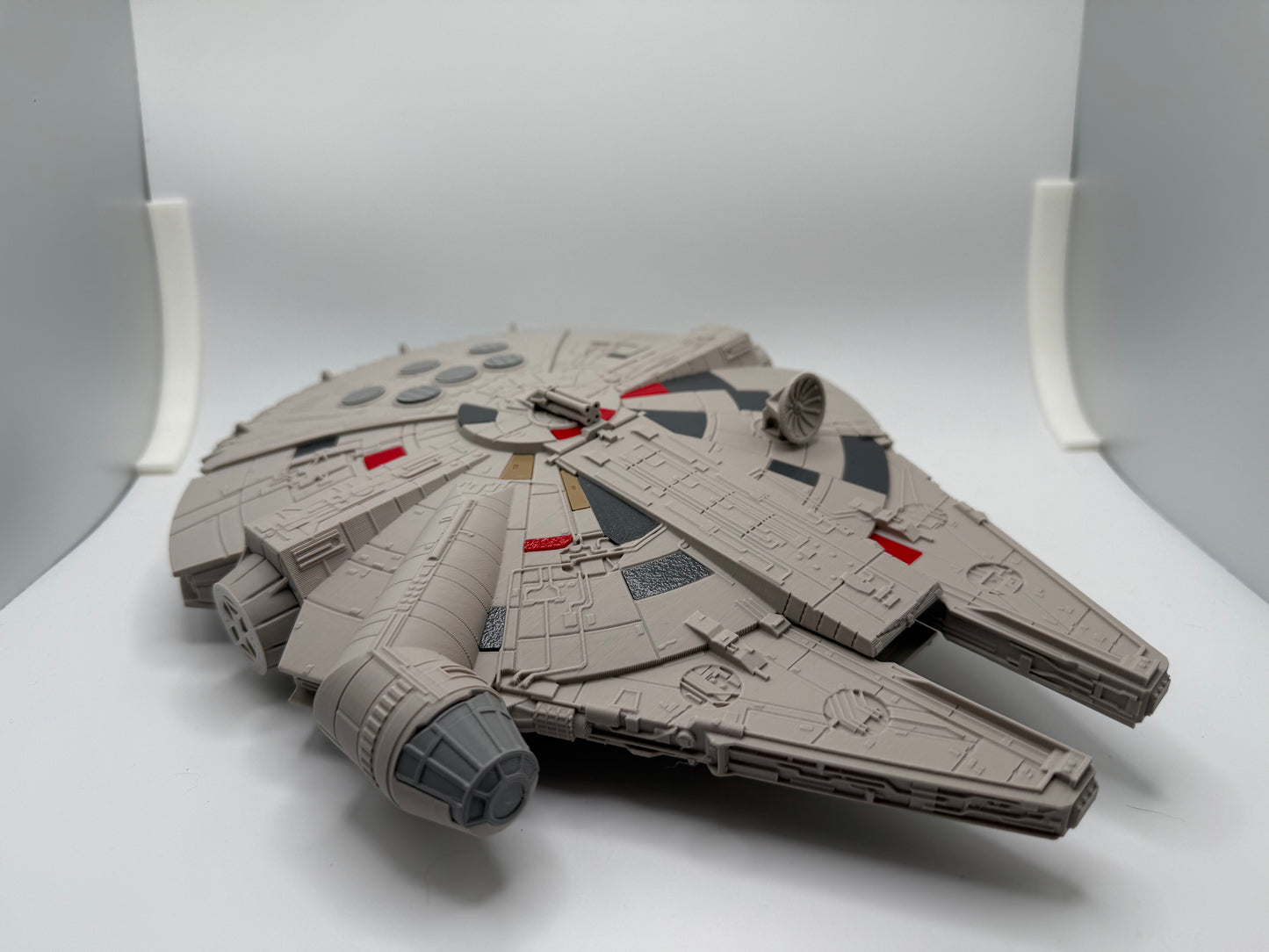 Millennium Falcon Desktop Model Kit | 12-Inch Starship Model Assembled or DIY Kit