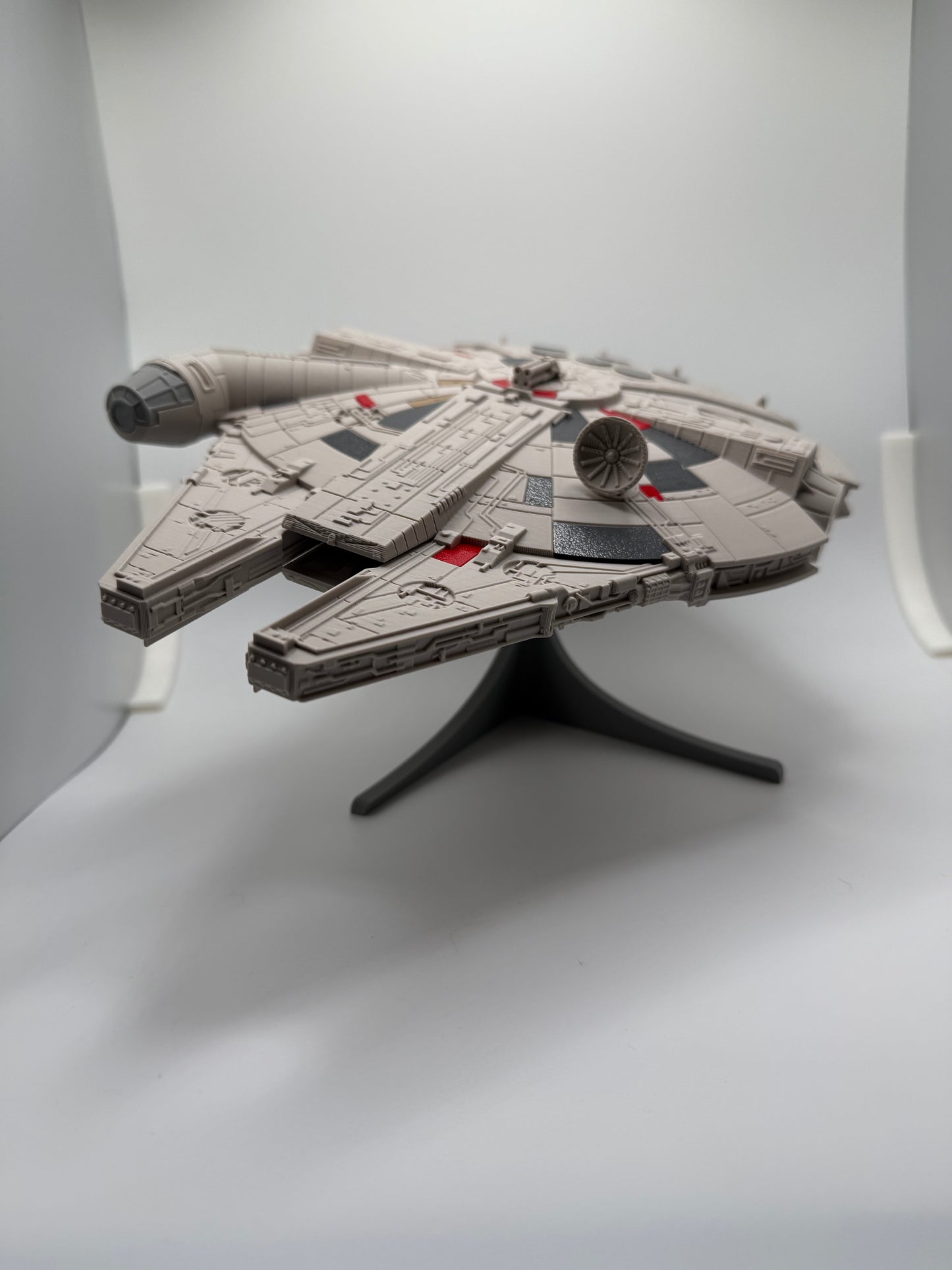 Millennium Falcon Desktop Model Kit | 12-Inch Starship Model Assembled or DIY Kit