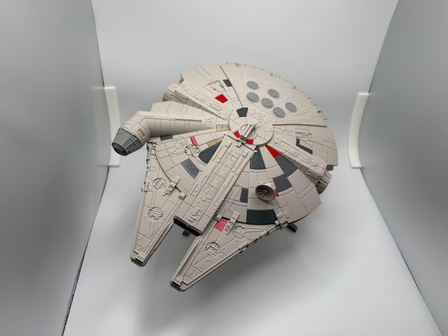 Millennium Falcon Desktop Model Kit | 12-Inch Starship Model Assembled or DIY Kit