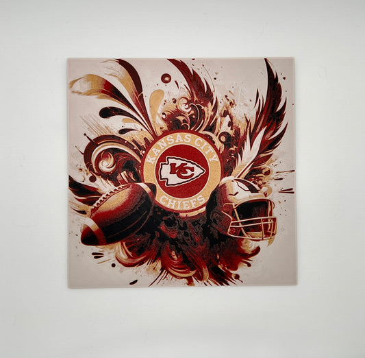 Kansas City Chiefs 3D Wall Art | HueForge Print with Optional Frame